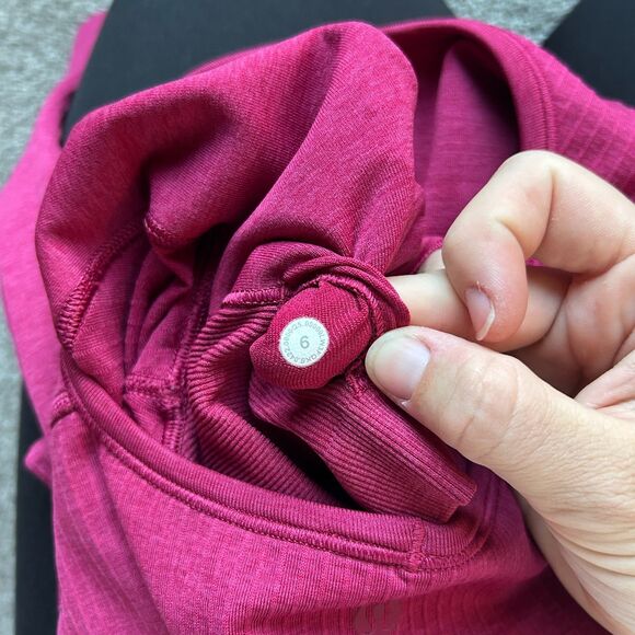 LULULEMON EBB TO STREET WAIST-LENGTH LONG-SLEEVE SHIRT SIZE 6 - Picture 5 of 5